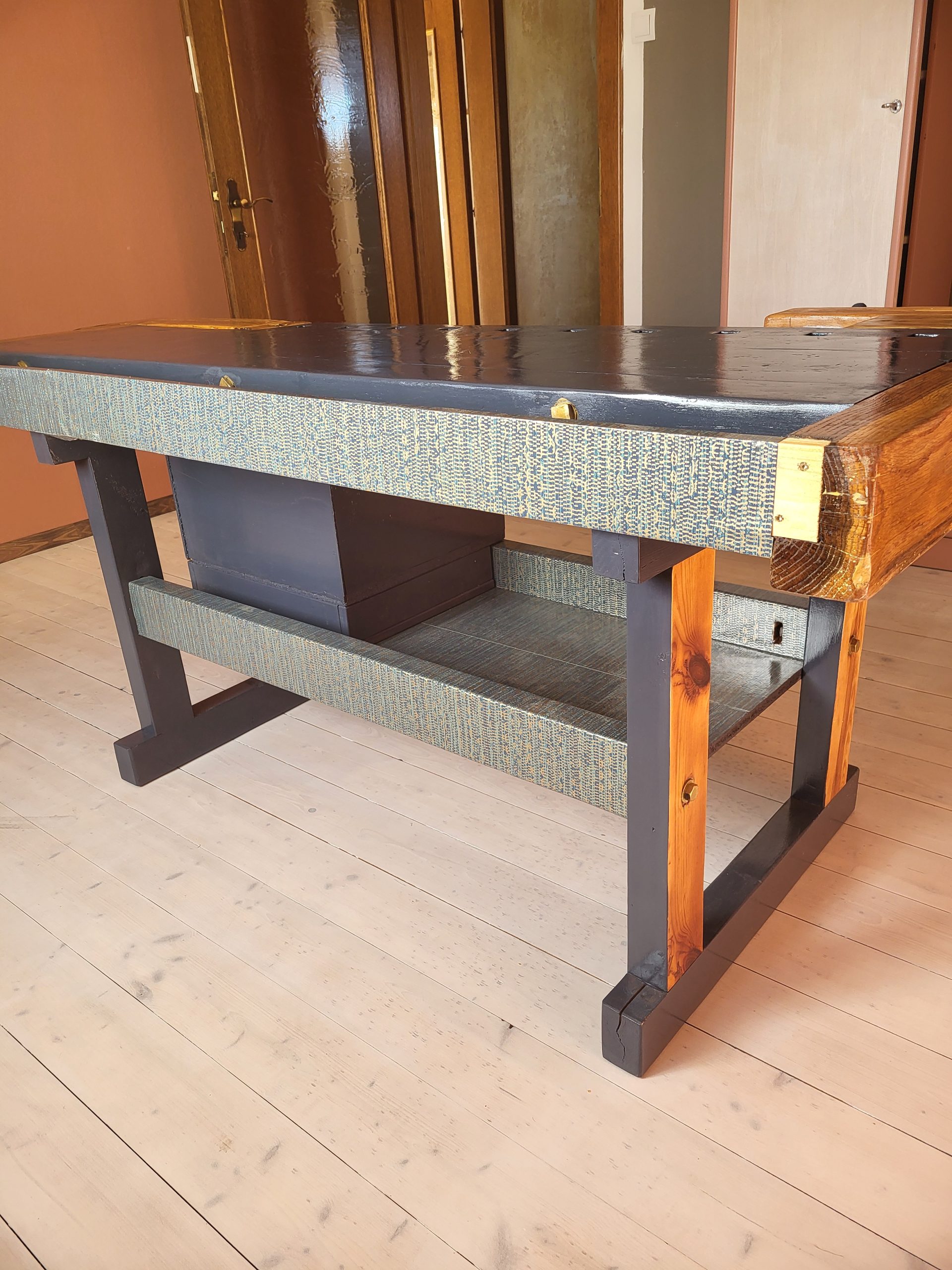 Werkbank neu gedacht - 210 cm Möbelunikat – Bild 7