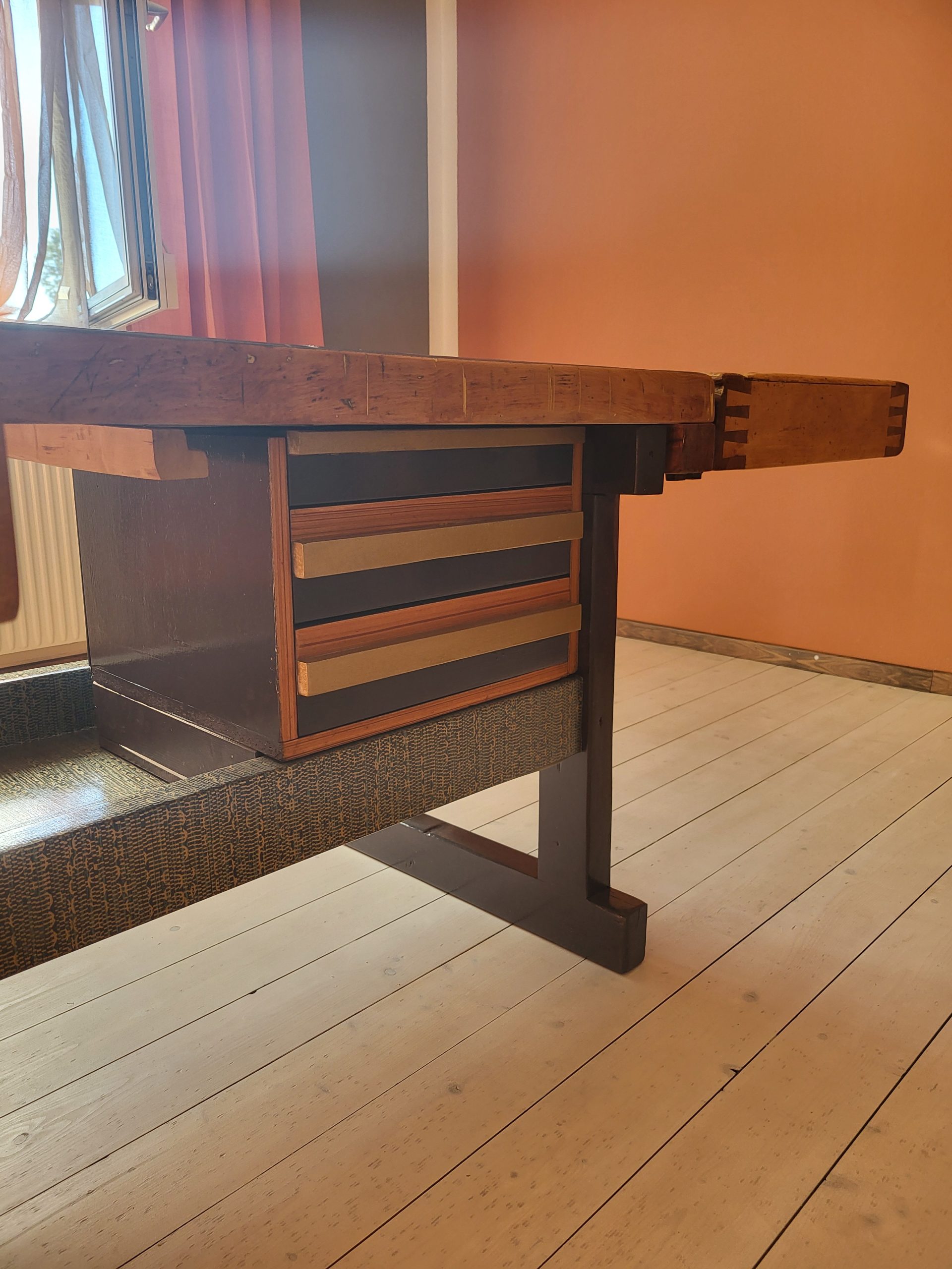 Werkbank neu gedacht - 210 cm Möbelunikat – Bild 9