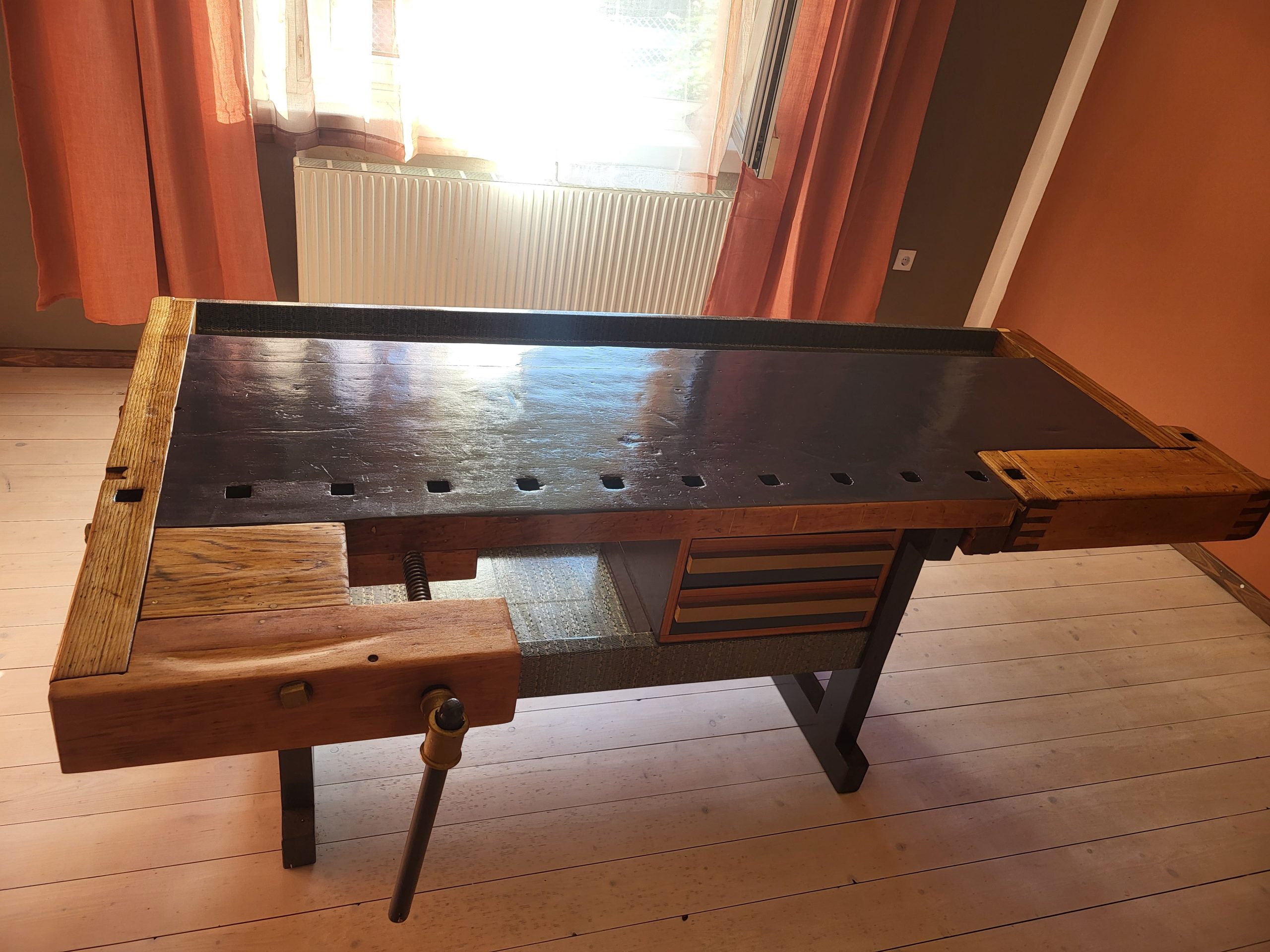 Werkbank neu gedacht - 210 cm Möbelunikat – Bild 10